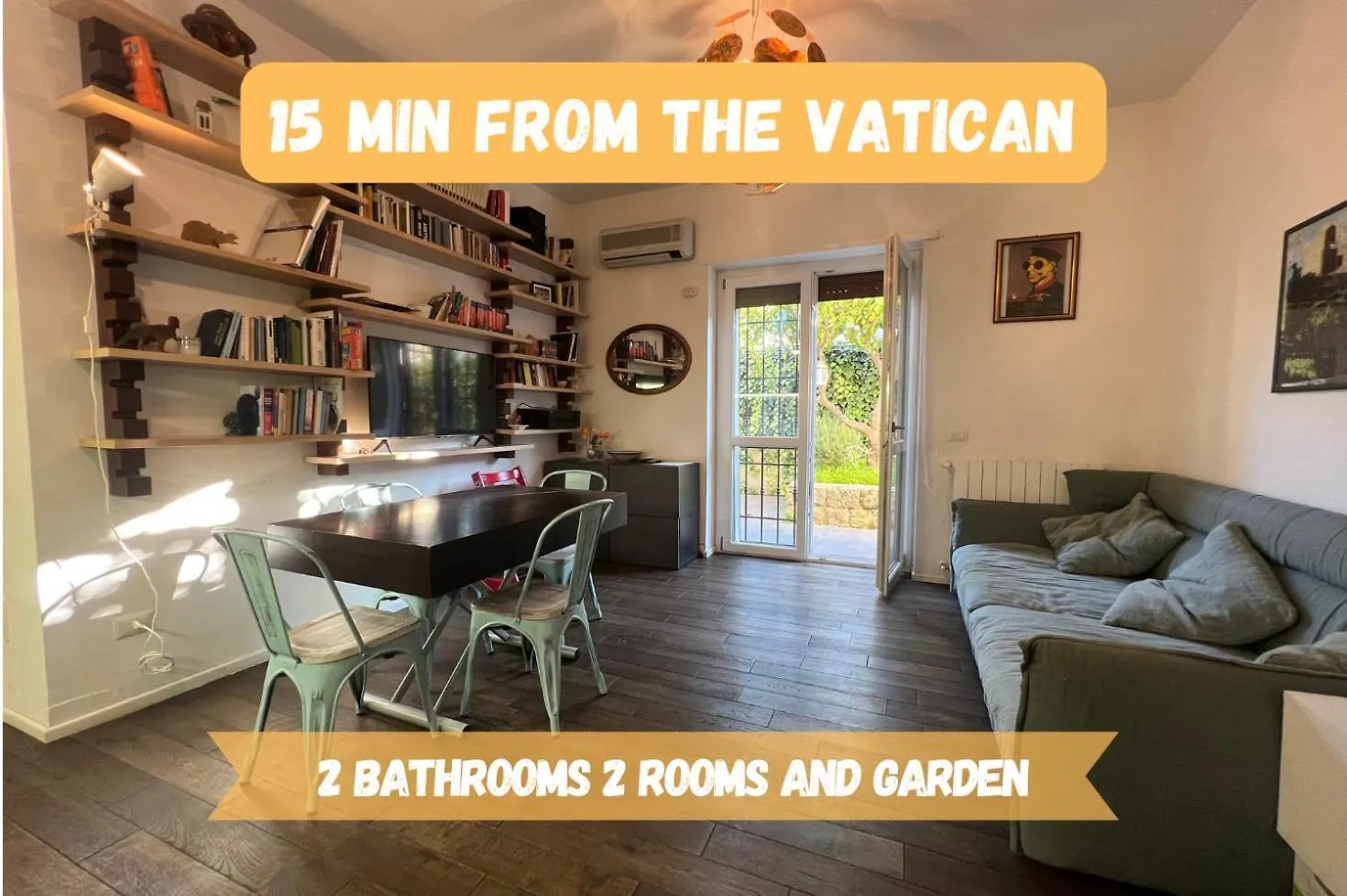 15 Min From The Vatican Wi-Fi And Garden